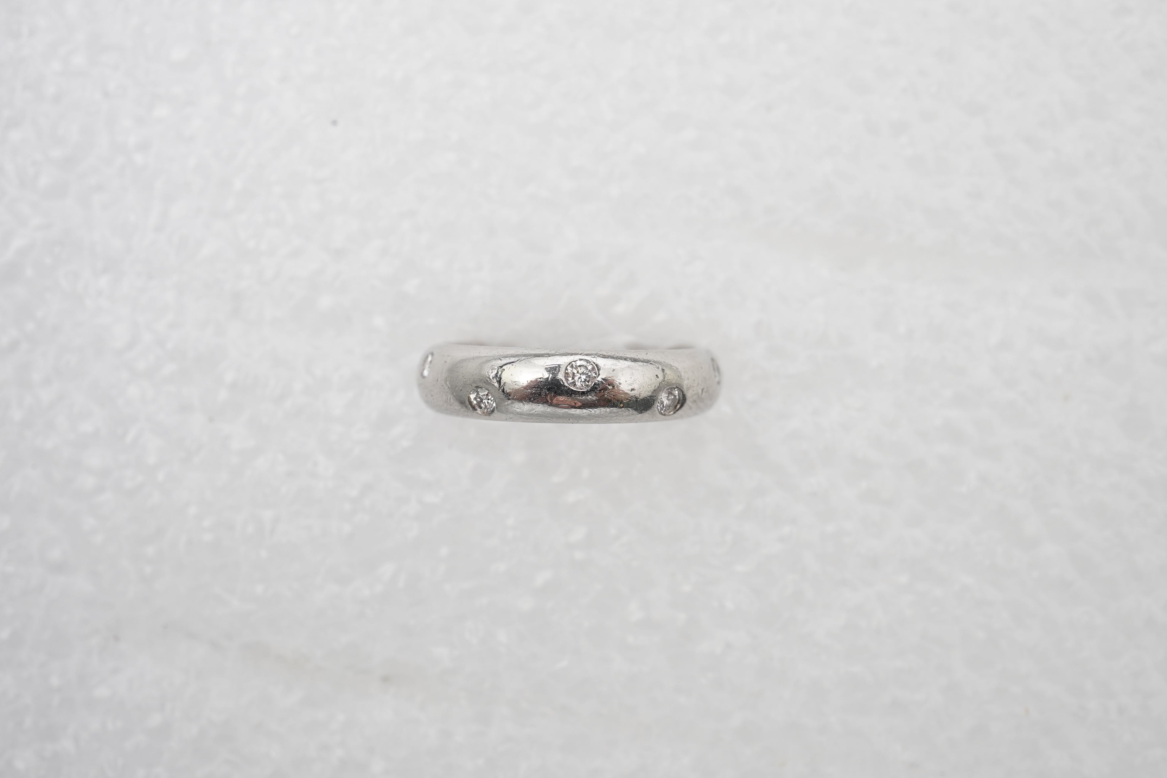 Tiffany & Co., a platinum and diamond ring